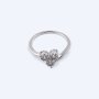 Sterling Silver Engagement Ring RI-175