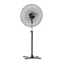 Steel Standing Fan Black