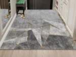 Smte 200CM By 150CM Modern 3D Geometric Design Area A53. X Rug With Keychain