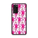 Custom Printed Tpu Cases - Huawei P40 & 39 Pink Monkey& 39 By