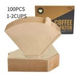 Coffee Accessories Filters Cone 100 Pcs Size 100PCS 1-2CUPS