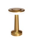 Goldair Gold Metal LED Table Lamp - None Gold
