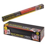 Bulk Pack 5 X Blackboard Vinyl 5 Assorted Chalks - 45X110CM