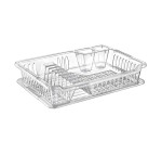 Small Clear Violet Dish Drainer