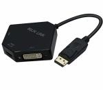 Dp To HDMI Vga Dvi Adapter Displayport To HDMI 4K Adapter 3 In 1 Display Port To HDMI Vga Dvi Converter Male To Female