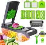 Sterk Vegetable Chopper Cutter Slicer Multifunctional 14-IN-1 Food Veggie Salad Onion Chopper Cutter Dicer With Container 8 Inte