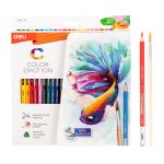 Water Coloured Pencil 24 Colours Triangular Art