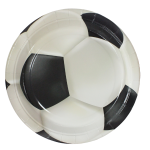 Soccer Party Plates 22CM Pack Of 10