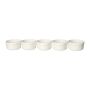 White Cake Dish Ramekin 7.6X3.8CM - Set Of 5