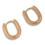 Goldair Gold MINI Oval Hoops Earrings