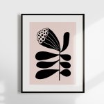CAT Eats Bird - Flora 9 - A4 - Limited Edition Black Wood