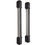 BD252-4 Ir Strip Beams 40M 2X 37CM Photoelectric Strip Beams Built-in Buzzer & LED 180 Degree Alignment Axis IP55