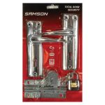 Samson Lockset Key 2 Lever Sabs Combo+padbolt+lock