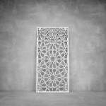 Laser Cut Screen - Design 133 - 1040 X 535 X 20 Matt White Outdoor