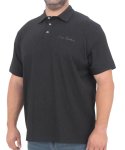 Mens Pierre Cardin Golfer - 6XL Black
