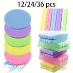 12 24 36PCS Compressed Facial Sponges Beauty Spa Sponges For Facial Cleaning Massage Makeup Removal Outdoor Travel Supplies