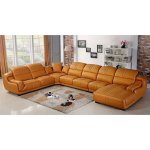 Sienna Fox Leather U-shape Couch