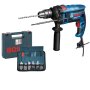 Bosch - Impact Drill Belt Holder With Accessories & Carry Case Gsb 13 Re