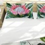 Abstract Double King Protea By Juanette Menderoi Duvet Cover Set Queen