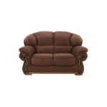 Kensington 2 Seater Couch Brown