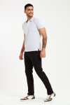Men’s Essential Slim Fit Stretch Cotton Chinos Black Pants