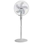 Tornado Rechargeable Oscillating Floor Fan - White & Black