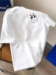 Graphic Print Drop Shoulder T-Shirt Short Sleeve Crew Neck Casual Top For Spring & Summer Women's Clothing