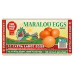 Eggs Extra Large Free Range 18 Pack