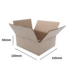 Top-loader Corrugated Shipping & Boxes Various Sizes - Mg Box 50 X 130 X 110MM