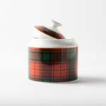 - Red Tartan Sugar Pot