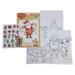 Christmas Colouring Kit 10 Piece Festive Fun
