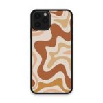 Custom Printed Tpu Cases - Apple Iphone 11 Pro & 39 Brown Swirl& 39 By