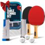 Pro-spin Portable Ping Pong Set With Retractable Ping Pong Net For Any Table All-in-one Table Tennis Set With Ping Pong Paddles Balls & Case Table