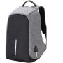 Anti-theft Waterproof Travel Laptop Backpack - Grey