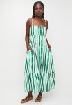 Superbalist Strappy Maxi Babydoll Dress - Green Watercolour Painted Stripe