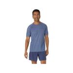 ASICS Men's Metarun Short Sleeve Top - LG Denim Blue