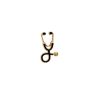 Stethoscope Brooch Pin - Gold Elegant Medical-themed Accessory