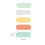 NB134 - - D11 D101 D110 H1S - 14X40MM - 160 Bubble A Labels