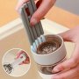 1pc/2pcs/3pcs Multi-Functional Water Bottle Cleaning Brush - Mesh Mini Brush For Glass Lids And Grooves - Easy And Effective Kitchen Cleaning Tool