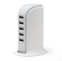 Polaroid 5 Port Universal USB Charger - White