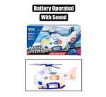 Battery Operated Helicopter Police 20CM Marketplace Brits Bros