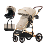 Ashcomonline Baby Stroller 3 In 1 Stroller Pram