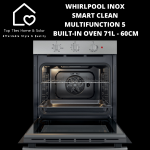 Whirlpool Inox Smart Clean Multifunction 5 Built-in Oven 71L - 60CM