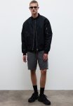 Regular Fit Scuba Shorts - Black