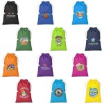 Allsorts Midi Cotton Drawstring Pouch