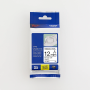 Brother TZe-R231 P-touch Black On White Satin Ribbon Tape | 12mm X 4m