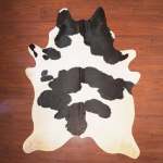 A Grade Cow Hide 252 Black white XL - Extra Large Black white Panelled