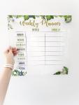 Acrylic Weekly Planner - Tropical - 600MM X 600MM