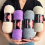 Soft & Cozy 100% Acrylic Yarn Bundle - 2 X 190g Skeins In Assorted Colors For Knitting Crochet Amigurumi & Crafts Worsted #4
