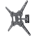 Volkano Steel Series Full Motion Single Arm Tv Wall Mount For 23"-55" Tvs VK-4027-BK